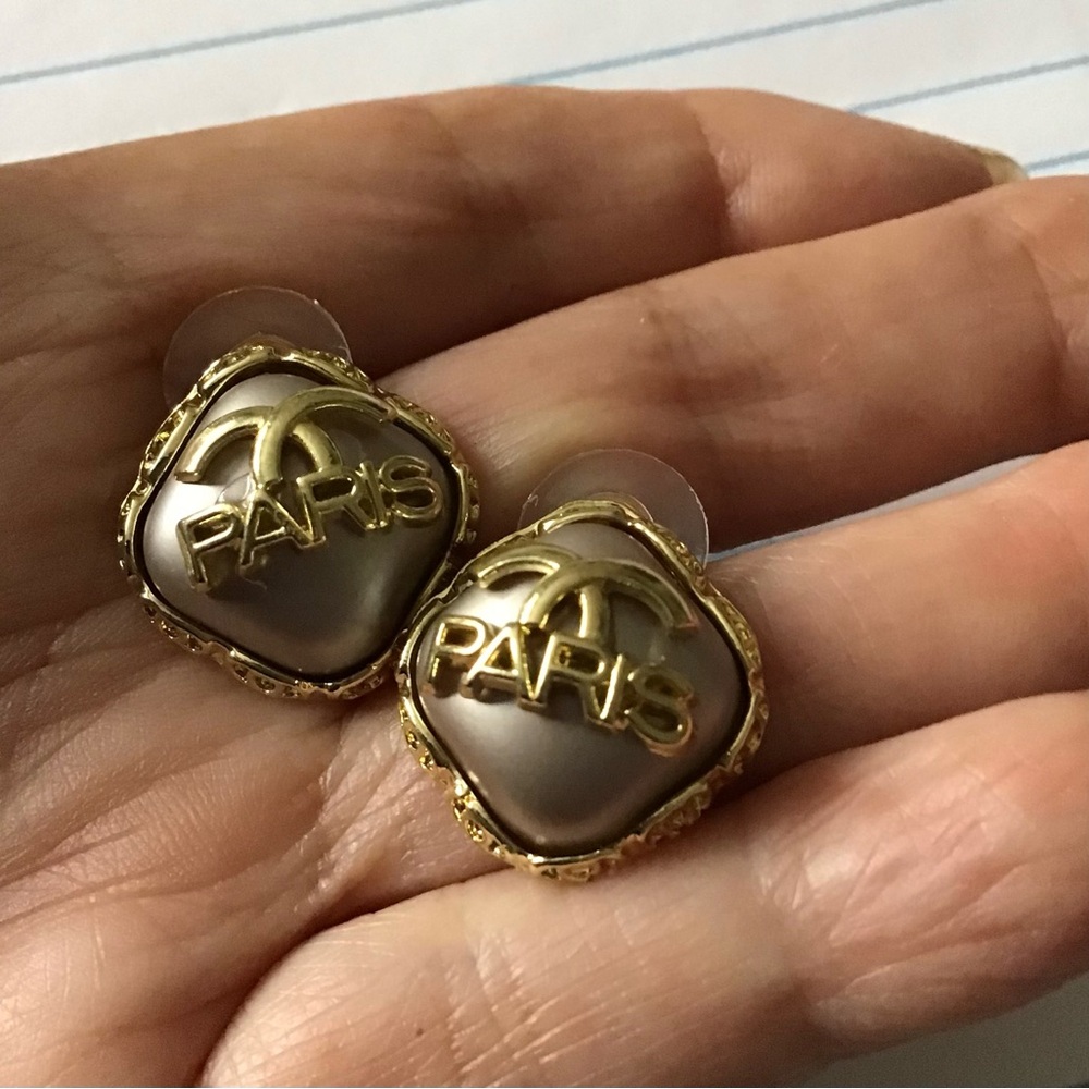 New French Inspired Pearl Earrings